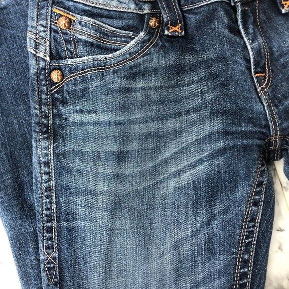 ROCK REVIVAL, Jeans, Gwen, 29, Blue Jeans, Boot Cut, Embellished Back Pockets - Picture 5 of 16